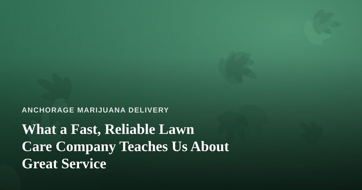 What a Fast, Reliable Lawn Care Company Teaches Us About Great Service